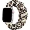 Voorzijde van het Wabando Apple Watch bandje Scrunchie Cindy Laheetah
